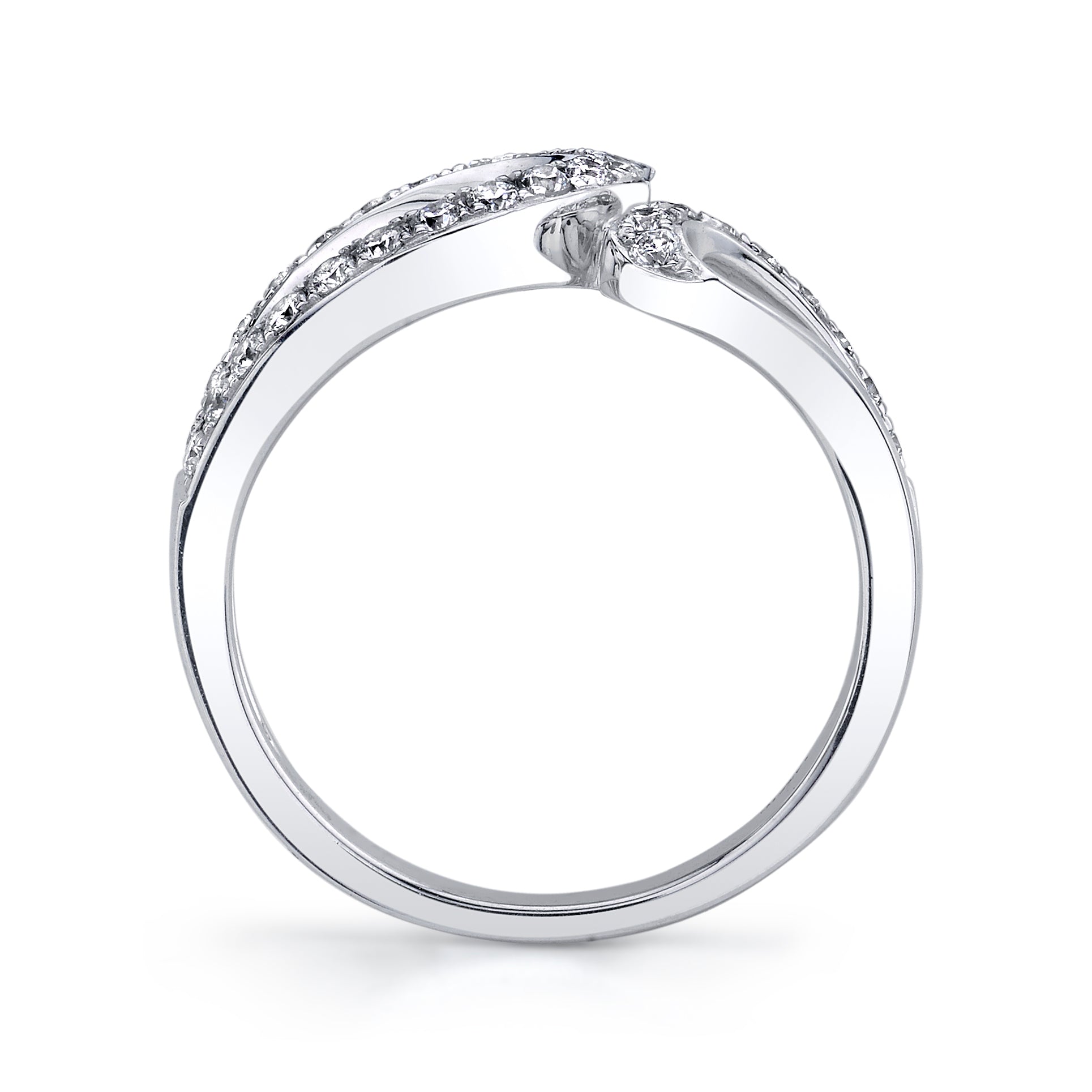 14K WHITE GOLD FASHION DIAMOND RING 14R7WD