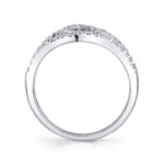 14K WHITE GOLD FASHION DIAMOND RING 14R1167D