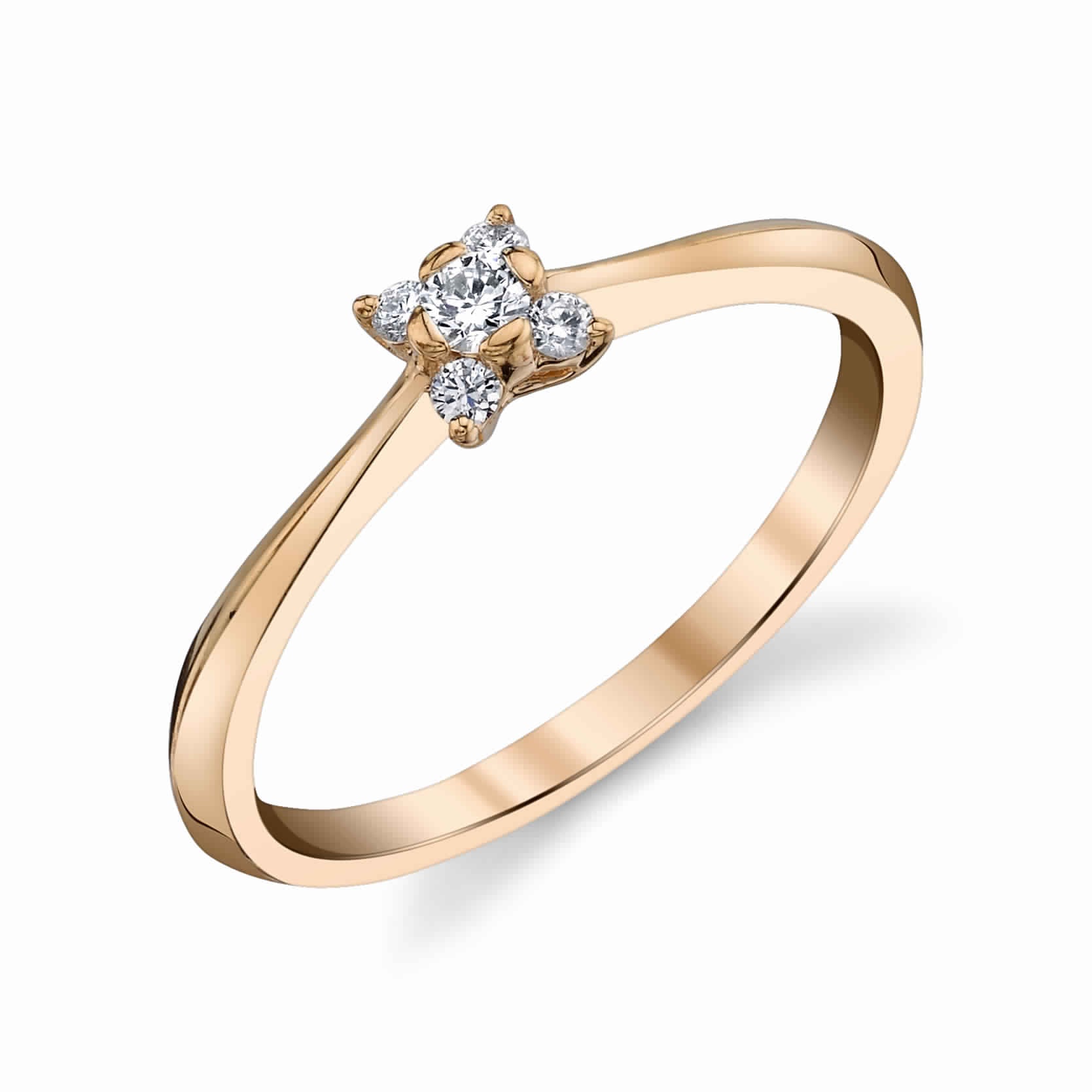 14K Rose Gold Bridal/Engagement Ring