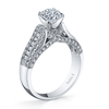 Ultra Lux Cascade Bridal Ring Style 18RGL805DCZ